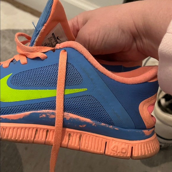 Nike Blue and Orange Sneakers - Picture 3 of 3